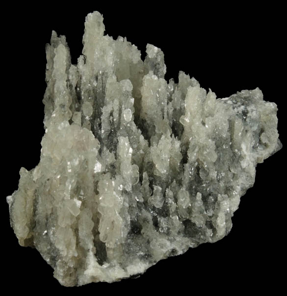 Calcite (stalactitic) from Open Pit Mine, 2600' Level, Kramer Deposit, Boron, Kern County, California