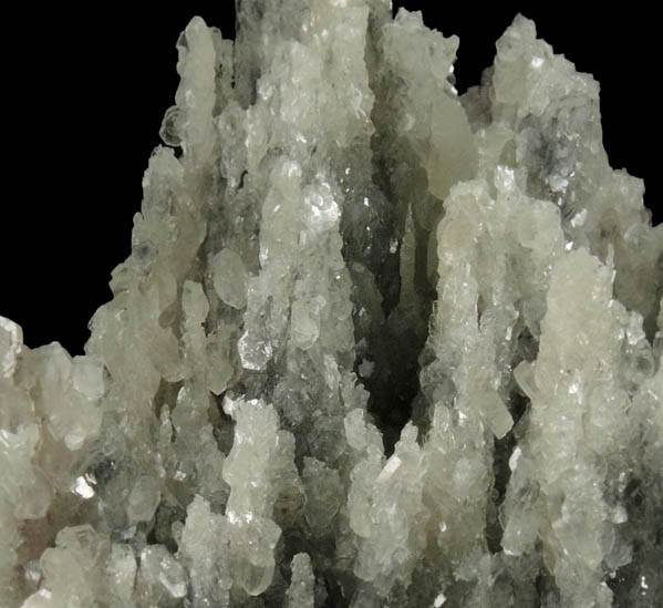 Calcite (stalactitic) from Open Pit Mine, 2600' Level, Kramer Deposit, Boron, Kern County, California