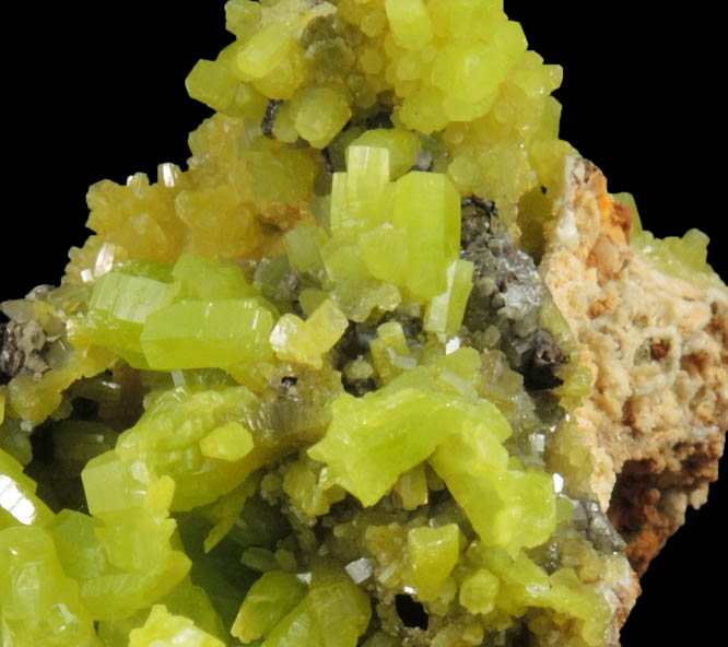 Pyromorphite from Daoping Mine, Yangshuo, Guangxi, China