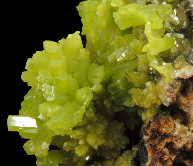 Pyromorphite from Daoping Mine, Yangshuo, Guangxi, China