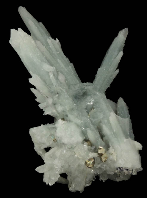 Quartz with Chlorite inclusions and Pyrite from (Maozu?), Qiaojia, Zhaotong, Yunnan, China