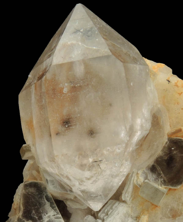 Quartz, Muscovite and Beryl var. Aquamarine from Skardu Road, Baltistan, Gilgit-Baltistan, Pakistan