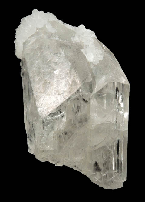 Danburite with Quartz and Pyrite overgrowth from Mina la Aurora, Charcas District, San Luis Potosi, Mexico