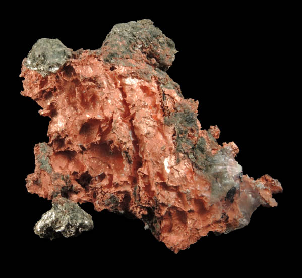 Silver and Copper from Ridge Mine, Mass City, Ontonagon County, Michigan