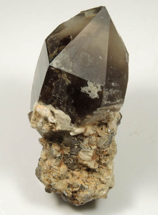 Quartz var. Smoky Quartz from North Moat Mountain, Bartlett, Carroll County, New Hampshire