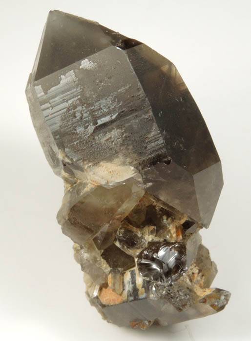 Quartz var. Smoky Quartz from North Moat Mountain, Bartlett, Carroll County, New Hampshire