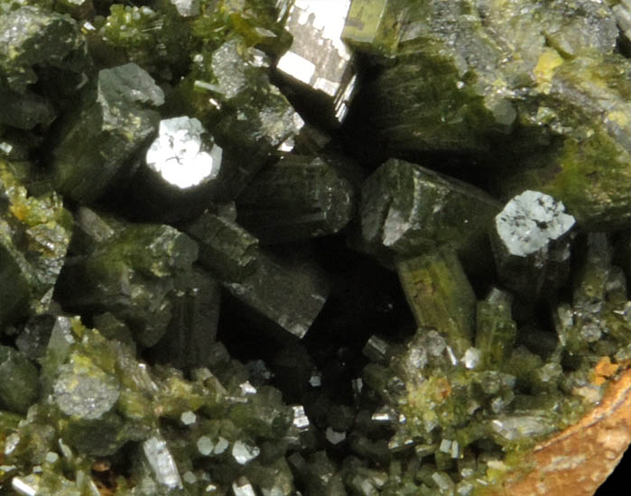 Pyromorphite from Wheatley Mine, Phoenixville District, Chester County, Pennsylvania