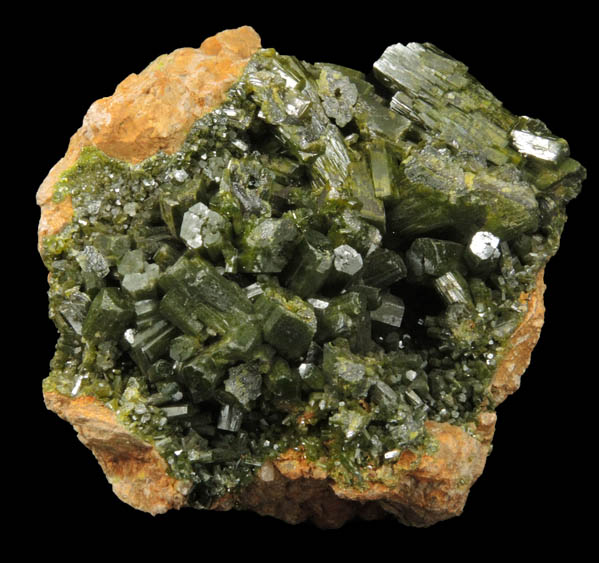 Pyromorphite from Wheatley Mine, Phoenixville District, Chester County, Pennsylvania