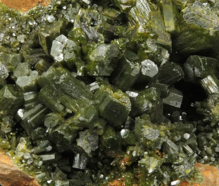 Pyromorphite from Wheatley Mine, Phoenixville District, Chester County, Pennsylvania