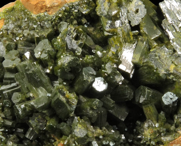 Pyromorphite from Wheatley Mine, Phoenixville District, Chester County, Pennsylvania