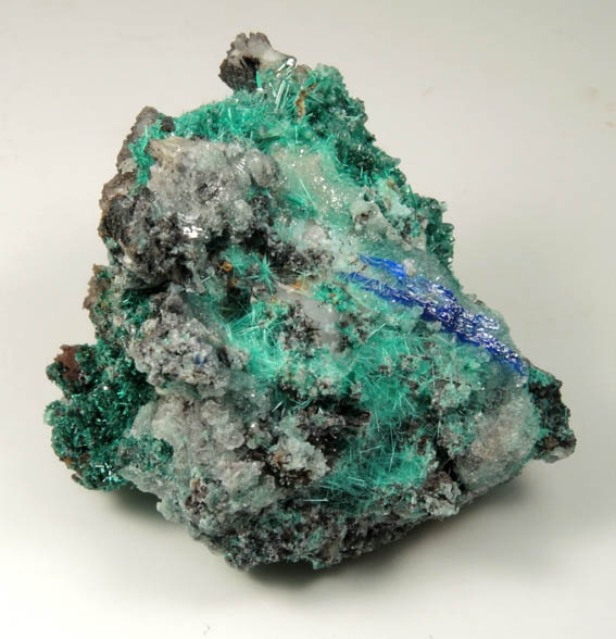 Linarite and Brochantite from Goulmima, Errachidia, Morocco