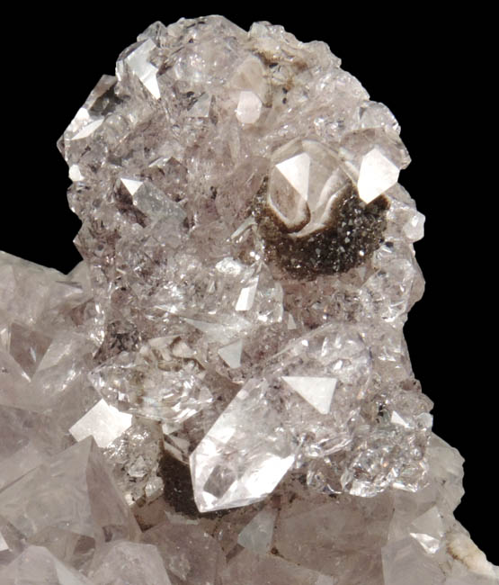 Quartz var. Amethyst Quartz with spherical pseudomorphs from Alto Uruguai, Rio Grande do Sul, Brazil