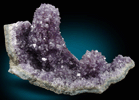 Quartz var. Amethyst Quartz stalactitic formations from Alto Uruguai, Rio Grande do Sul, Brazil