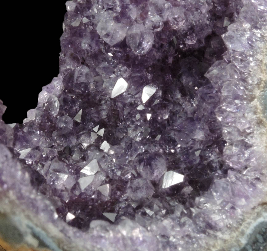 Quartz var. Amethyst Quartz stalactitic formations from Alto Uruguai, Rio Grande do Sul, Brazil