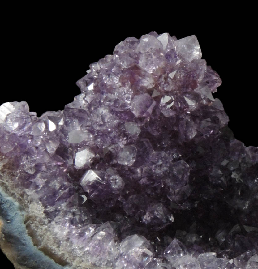 Quartz var. Amethyst Quartz stalactitic formations from Alto Uruguai, Rio Grande do Sul, Brazil