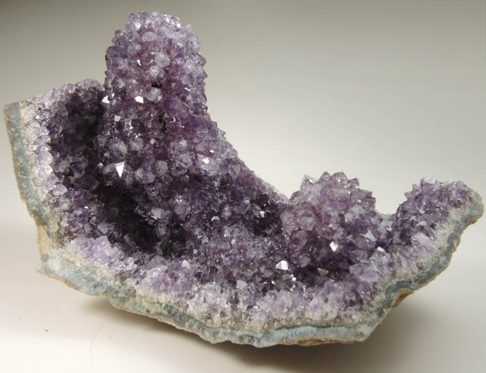 Quartz var. Amethyst Quartz stalactitic formations from Alto Uruguai, Rio Grande do Sul, Brazil