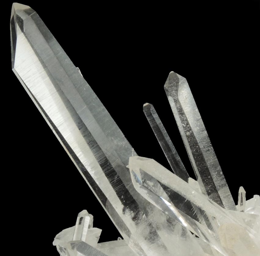 Quartz from Wegner Mines, Collier Creek, 4.4 km south of Mount Ida, Montgomery County, Arkansas