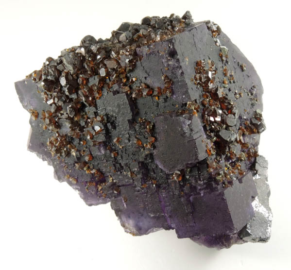 Sphalerite on Fluorite from Denton Mine, Harris Creek District, Hardin County, Illinois