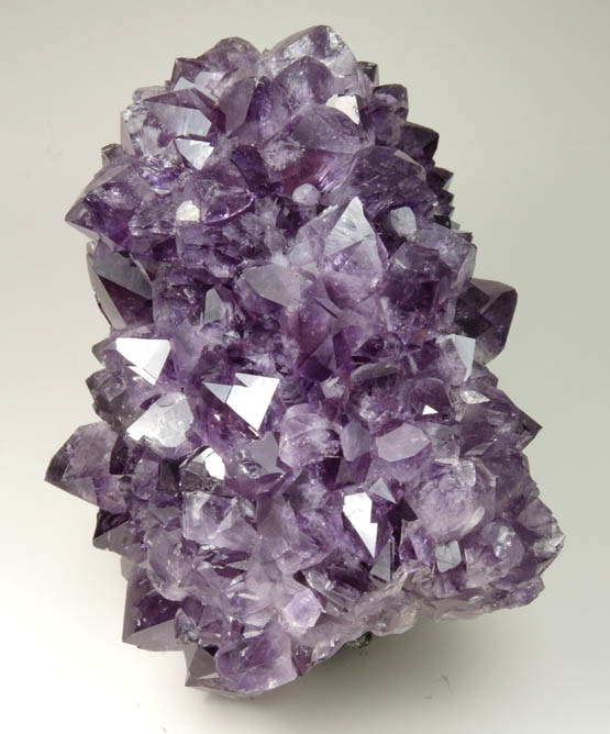 Quartz var. Amethyst Quartz from Catalan Agate-Amethyst District, Southern Paran Basalt Basin, Artigas, Uruguay