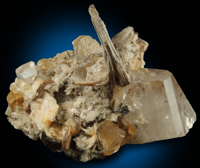 Topaz and Muscovite from Shigar Valley, Skardu District, Gilgit-Baltistan, Pakistan