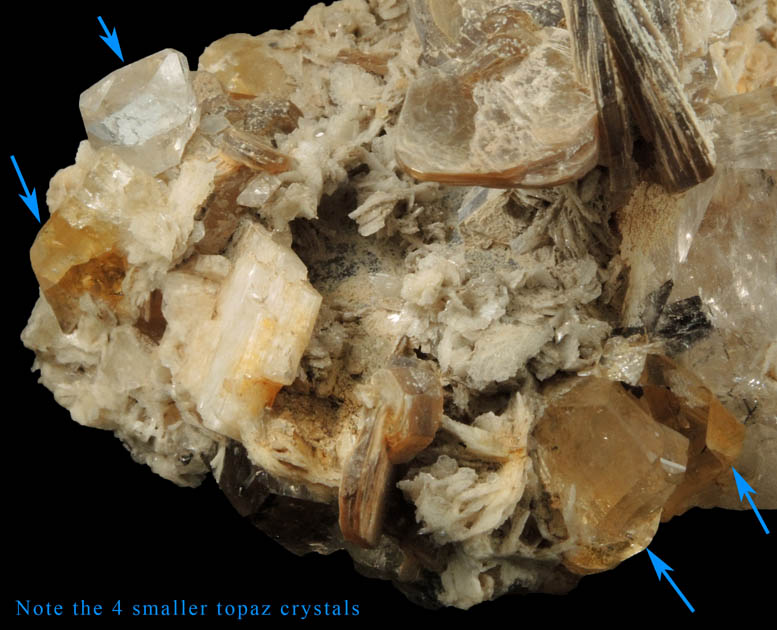 Topaz and Muscovite from Shigar Valley, Skardu District, Gilgit-Baltistan, Pakistan