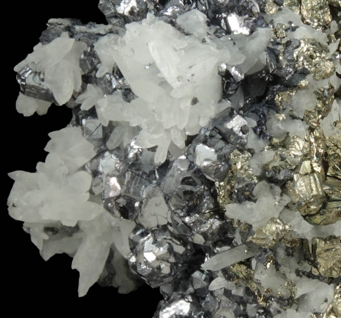 Galena, Pyrite, Quartz from Madan District, Rhodope Mountains, Bulgaria