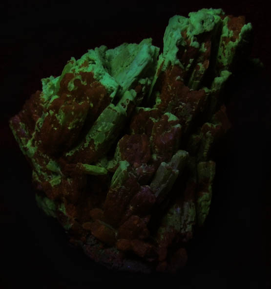 Pyromorphite with Plumbogummite from Laohu Hill, Guilin, Guangxi, China