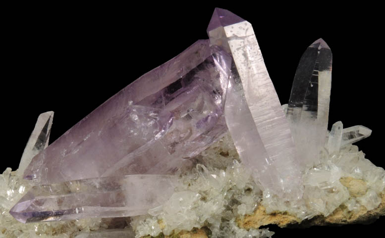 Quartz var. Amethyst Quartz from Piedra Parada, near Las Vigas, Tatatila, Veracruz, Mexico