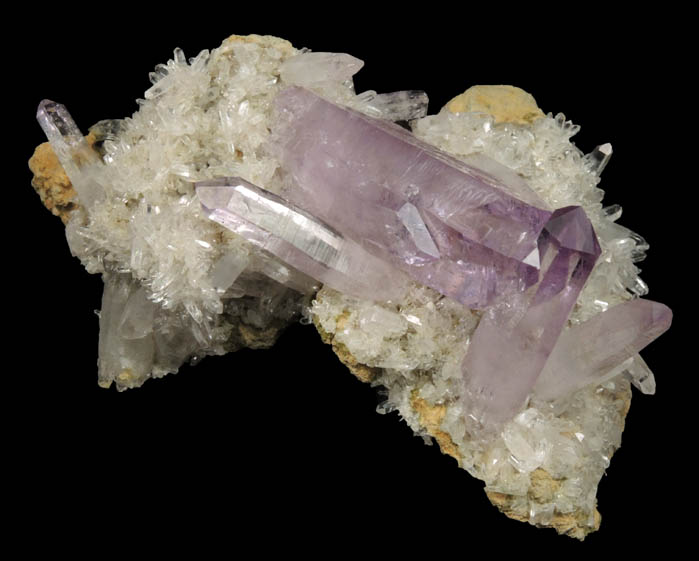 Quartz var. Amethyst Quartz from Piedra Parada, near Las Vigas, Tatatila, Veracruz, Mexico