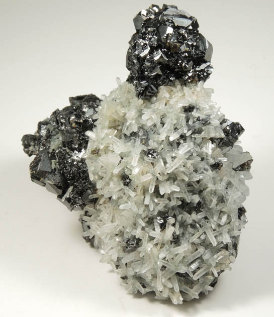 Sphalerite on Quartz from Madan District, Rhodope Mountains, Bulgaria