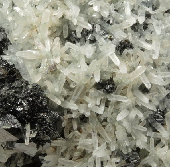 Sphalerite on Quartz from Madan District, Rhodope Mountains, Bulgaria