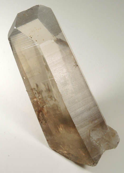 Quartz var. Smoky Quartz from Quartz occurrence, 9.4 km SE of Wacoba Mountain, Saline Valley, Inyo County, California