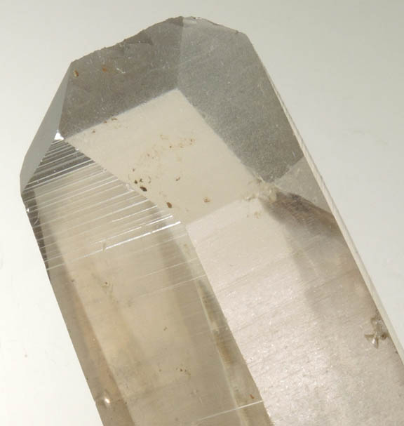 Quartz var. Smoky Quartz from Quartz occurrence, 9.4 km SE of Wacoba Mountain, Saline Valley, Inyo County, California