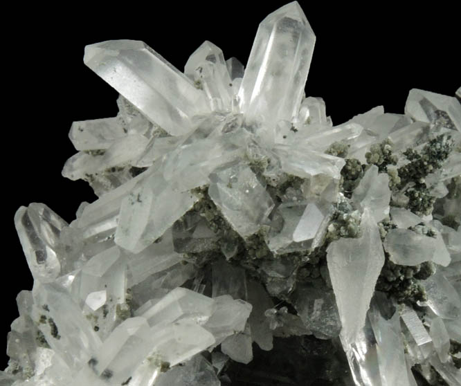 Quartz with Calcite and Muscovite from Madan District, Rhodope Mountains, Bulgaria