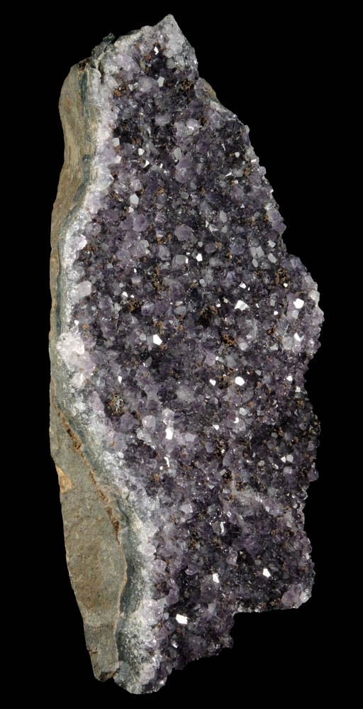 Quartz var. Amethyst Quartz from Catalan Agate-Amethyst District, Southern Paran Basalt Basin, Artigas, Uruguay