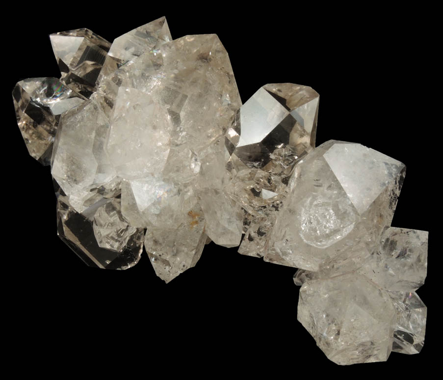 Quartz var. Herkimer Diamonds from Herkimer Diamond Development Mine, Middleville, Herkimer County, New York