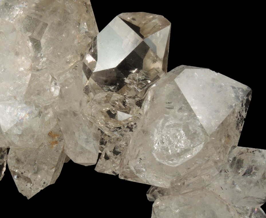 Quartz var. Herkimer Diamonds from Herkimer Diamond Development Mine, Middleville, Herkimer County, New York