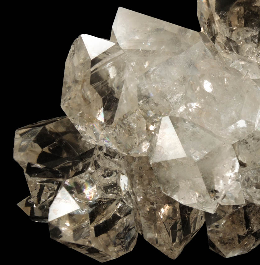 Quartz var. Herkimer Diamonds from Herkimer Diamond Development Mine, Middleville, Herkimer County, New York