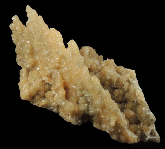Colemanite on Calcite from Kramer Deposit, Boron, Kern County, California