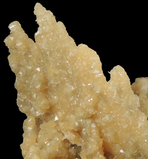 Colemanite on Calcite from Kramer Deposit, Boron, Kern County, California