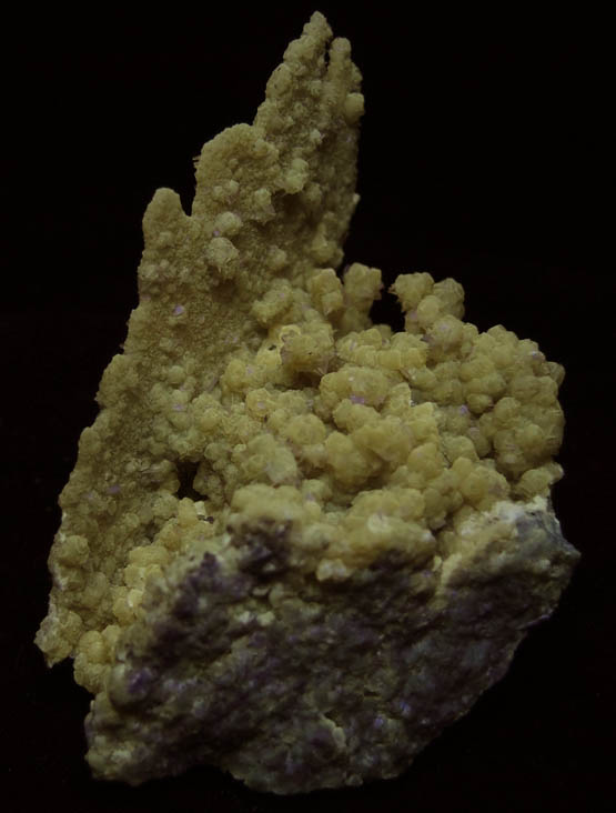 Colemanite on Calcite from Kramer Deposit, Boron, Kern County, California