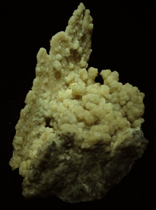 Colemanite on Calcite from Kramer Deposit, Boron, Kern County, California