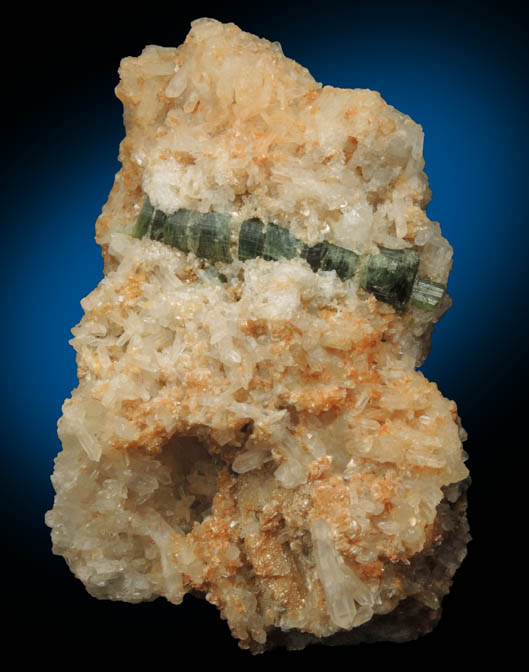 Elbaite Tourmaline, Quartz, Cookeite from Plumbago Mountain, Newry, Oxford County, Maine