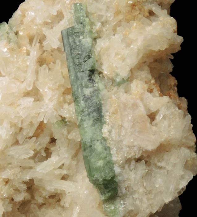 Elbaite Tourmaline, Quartz, Cookeite from Plumbago Mountain, Newry, Oxford County, Maine