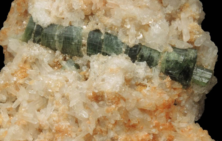 Elbaite Tourmaline, Quartz, Cookeite from Plumbago Mountain, Newry, Oxford County, Maine