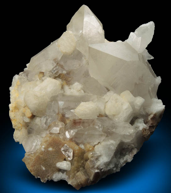 Hydroxylherderite, Quartz, Topaz, Muscovite from Skardu Road, Baltistan, Gilgit-Baltistan, Pakistan