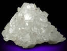 Apophyllite on Quartz over Calcite from Jalgaon, Maharashtra, India