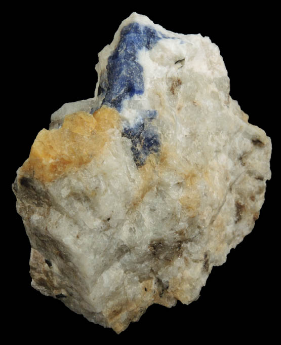Cancrinite and Sodalite from Dennis Hill, Litchfield, Kennebec County, Maine
