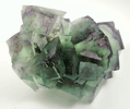 Fluorite (zoned crystals) from Okorusu Mine, 46.5 km north of Otjiwarongo, Otjozondjupa, Namibia