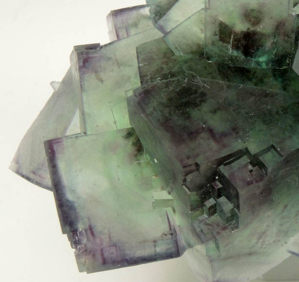 Fluorite (zoned crystals) from Okorusu Mine, 46.5 km north of Otjiwarongo, Otjozondjupa, Namibia